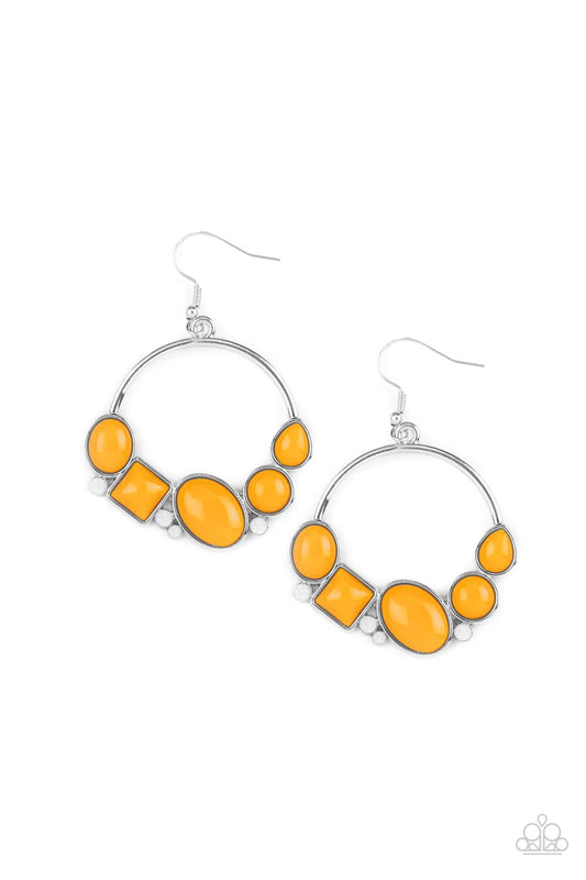 Paparazzi Beautifully Bubblicious -Orange Earrings