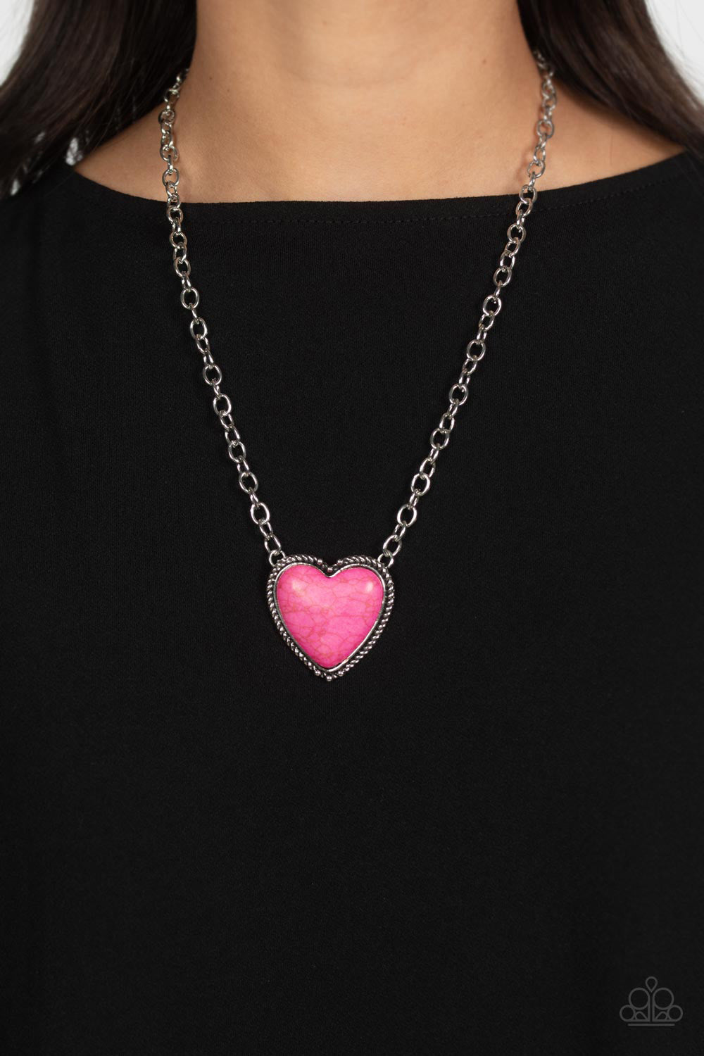 Paparazzi Authentic Admirer-Pink Necklace P2SE-PKXX-244XX