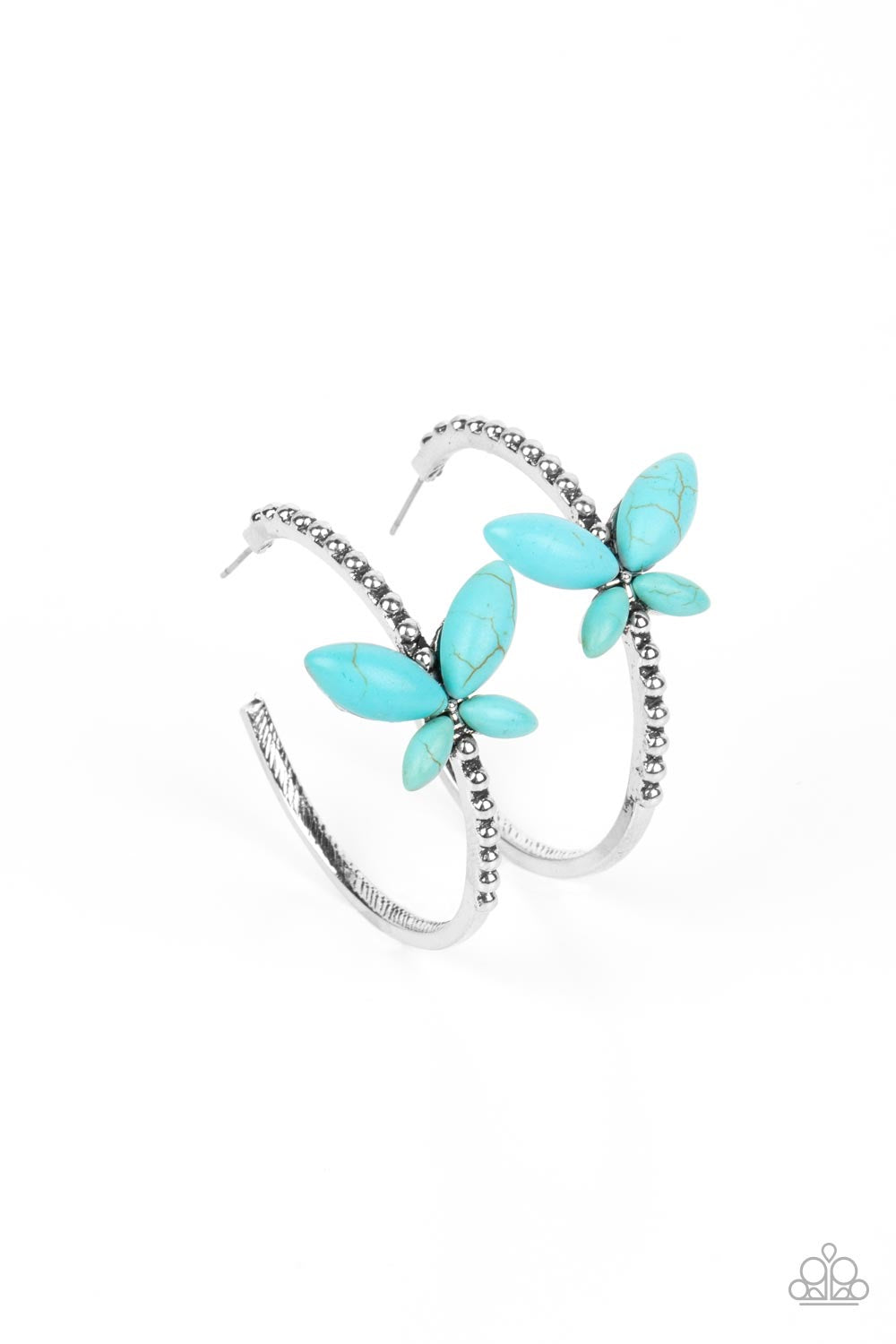 Paparazzi Bohemian Butterfly - Blue  Earring P5HO-BLXX-044XX