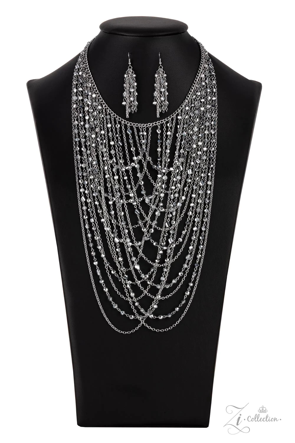 Paparazzi Accessories Enticing -Silver Necklace Zi Collection