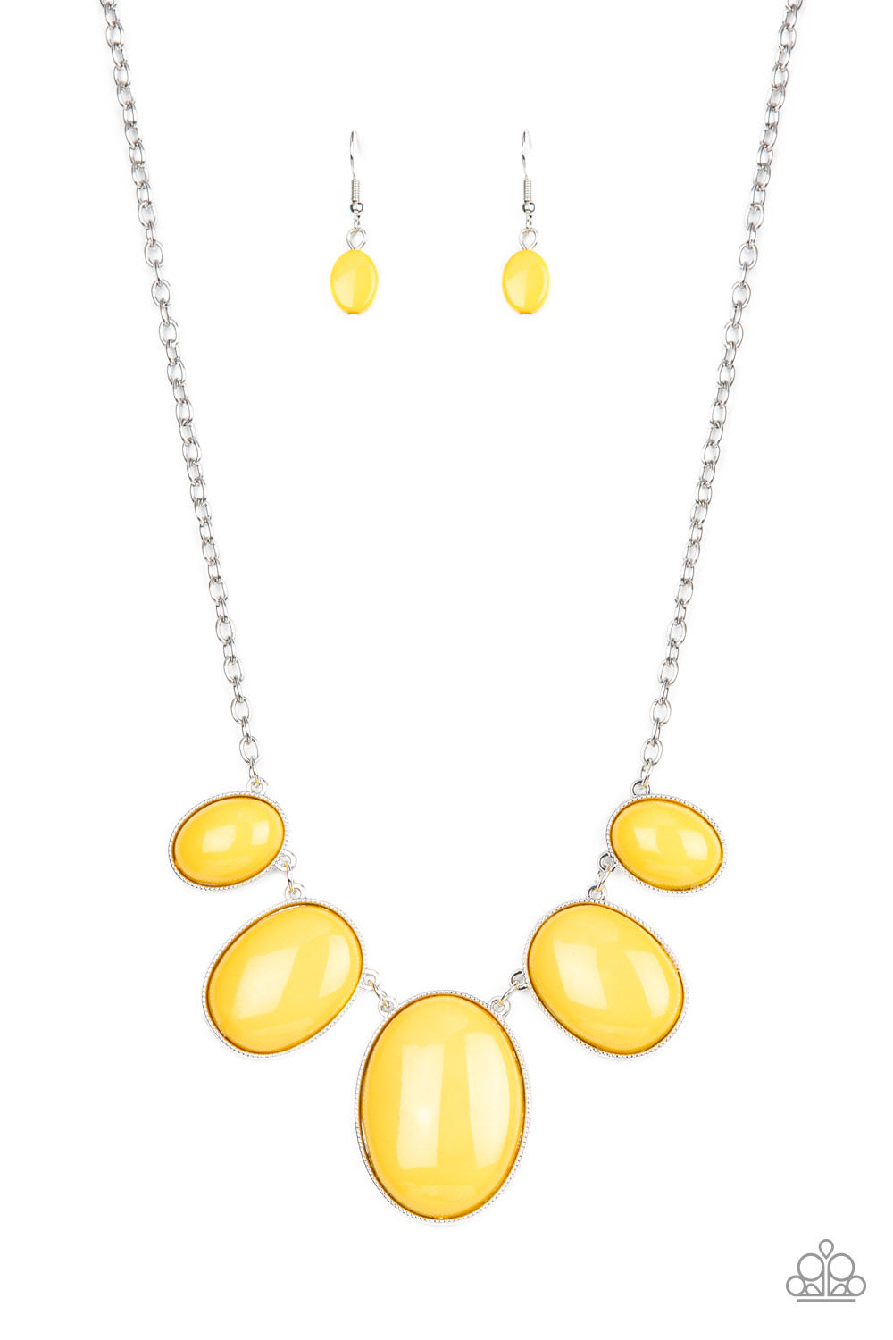 Paparazzi Vivacious Vanity - Yellow  Necklace P2WH-YWXX-261XX