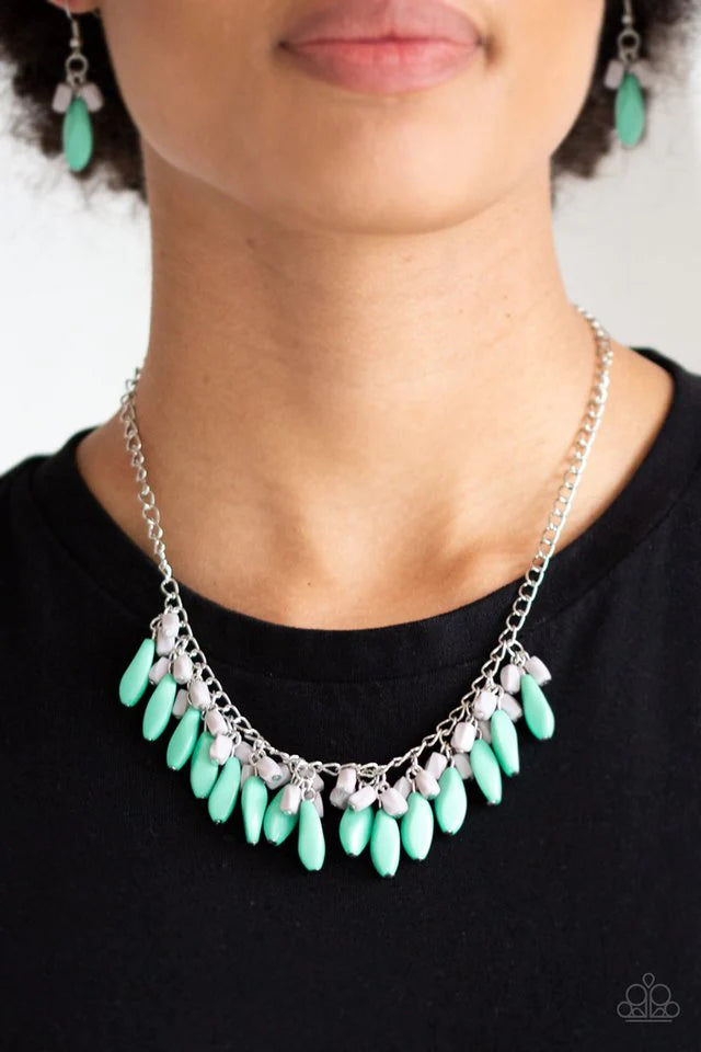 Paparazzi Bead Binge- Green Necklace