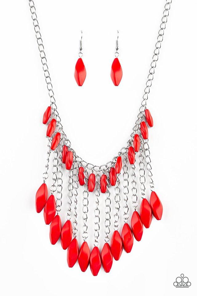 Venturous Vibes-Red Necklace