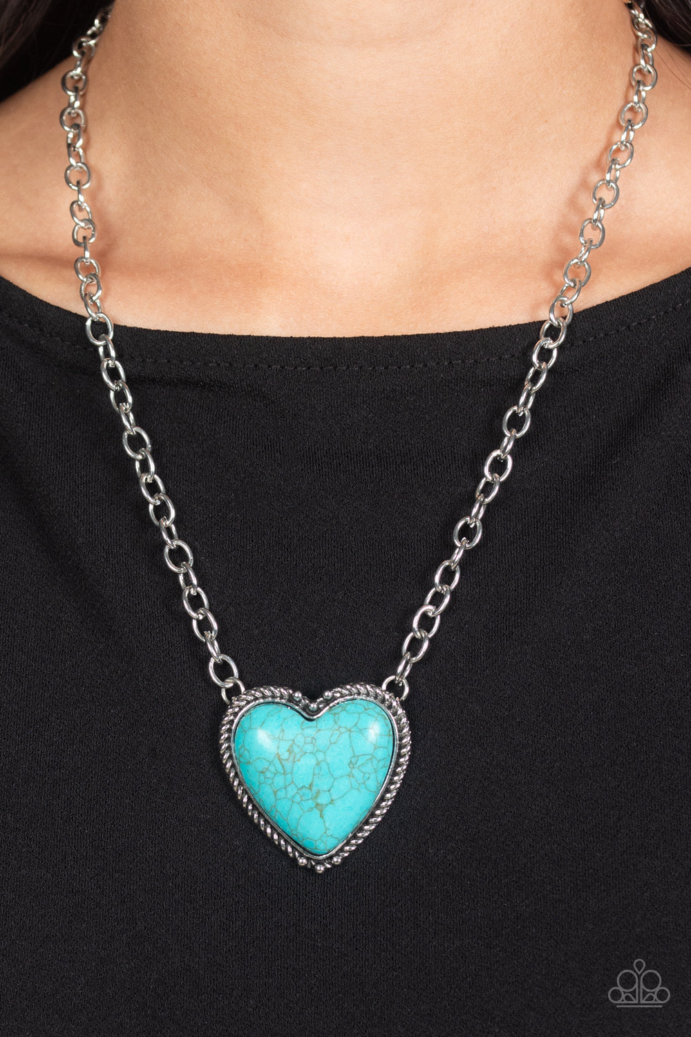 Paparazzi Authentic Admirer-Blue Necklace P2SE-BLXX-520XX