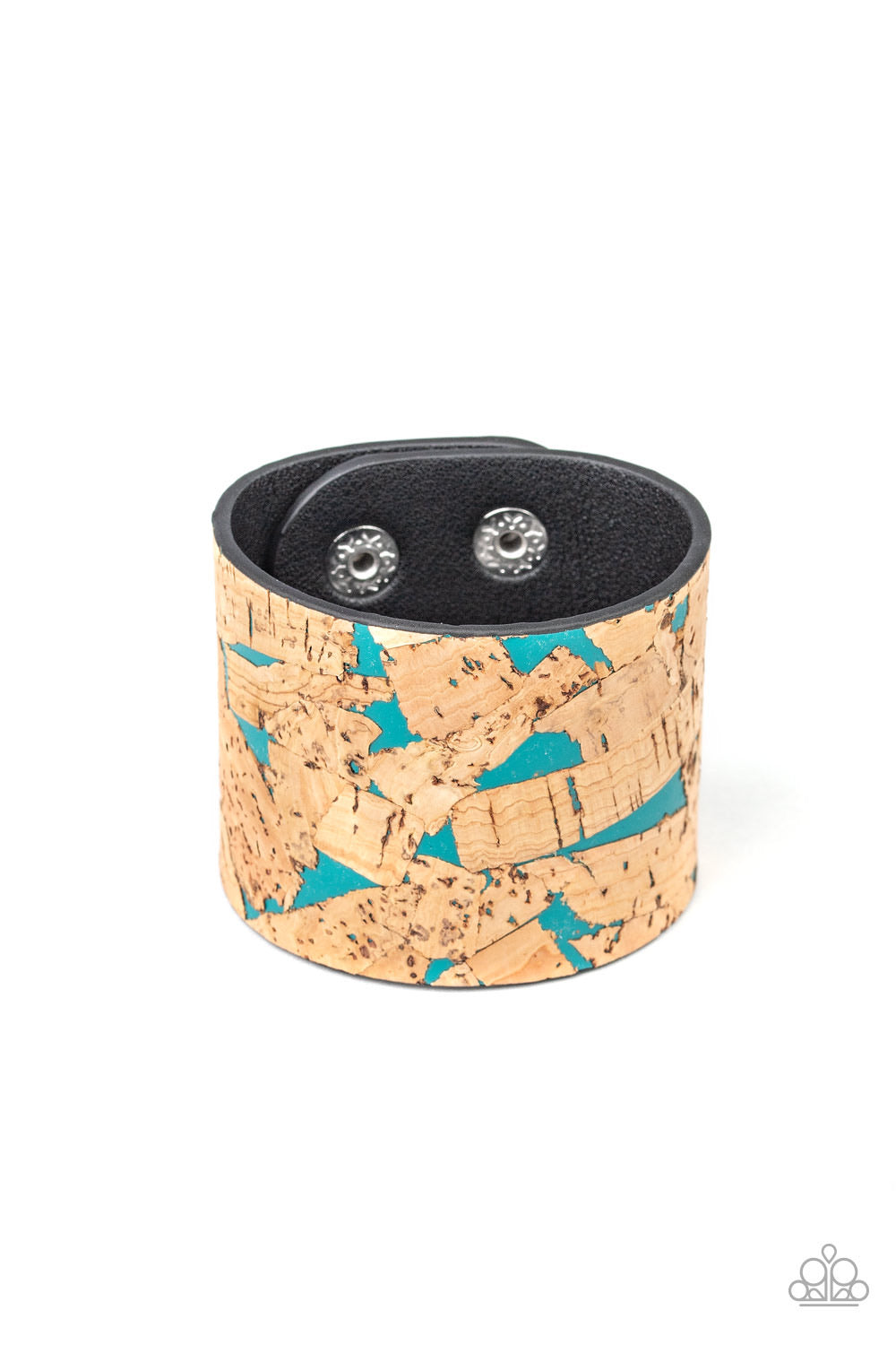 Paparazzi Cork Congo- Blue Bracelet