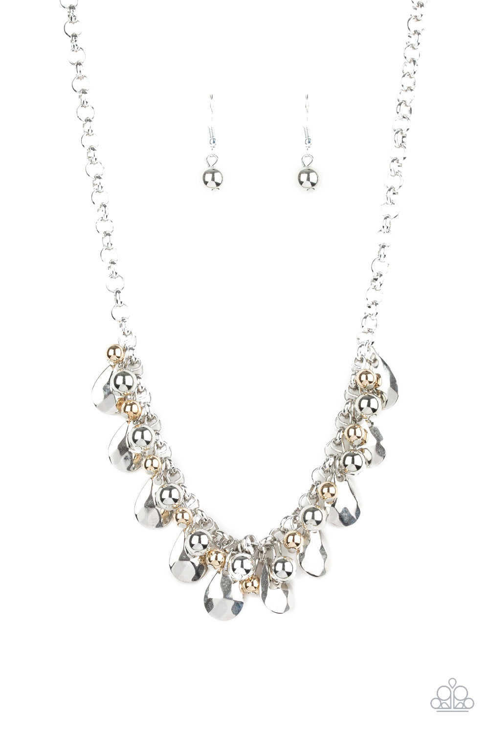 Paparazzi Stage Stunner -Silver Necklace