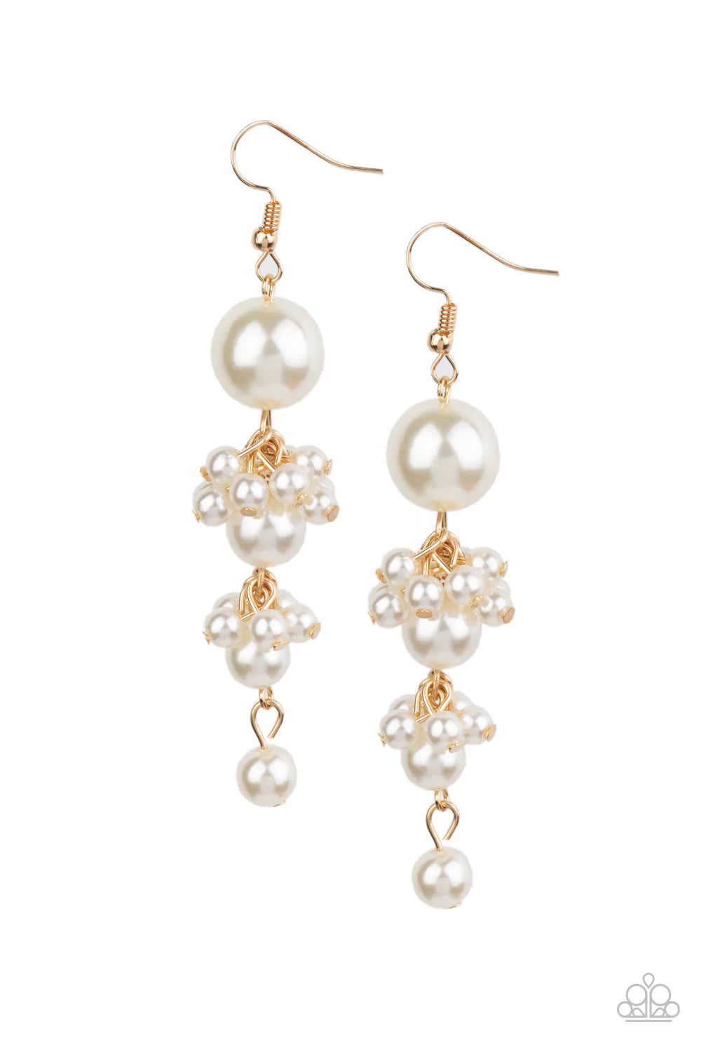 Paparazzi Ageless Applique - Gold Earrings