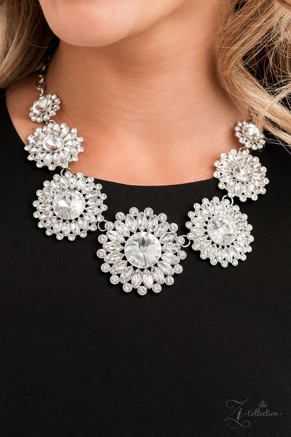 Paparazzi Zi Collection Optimistic- White Necklace Z2213