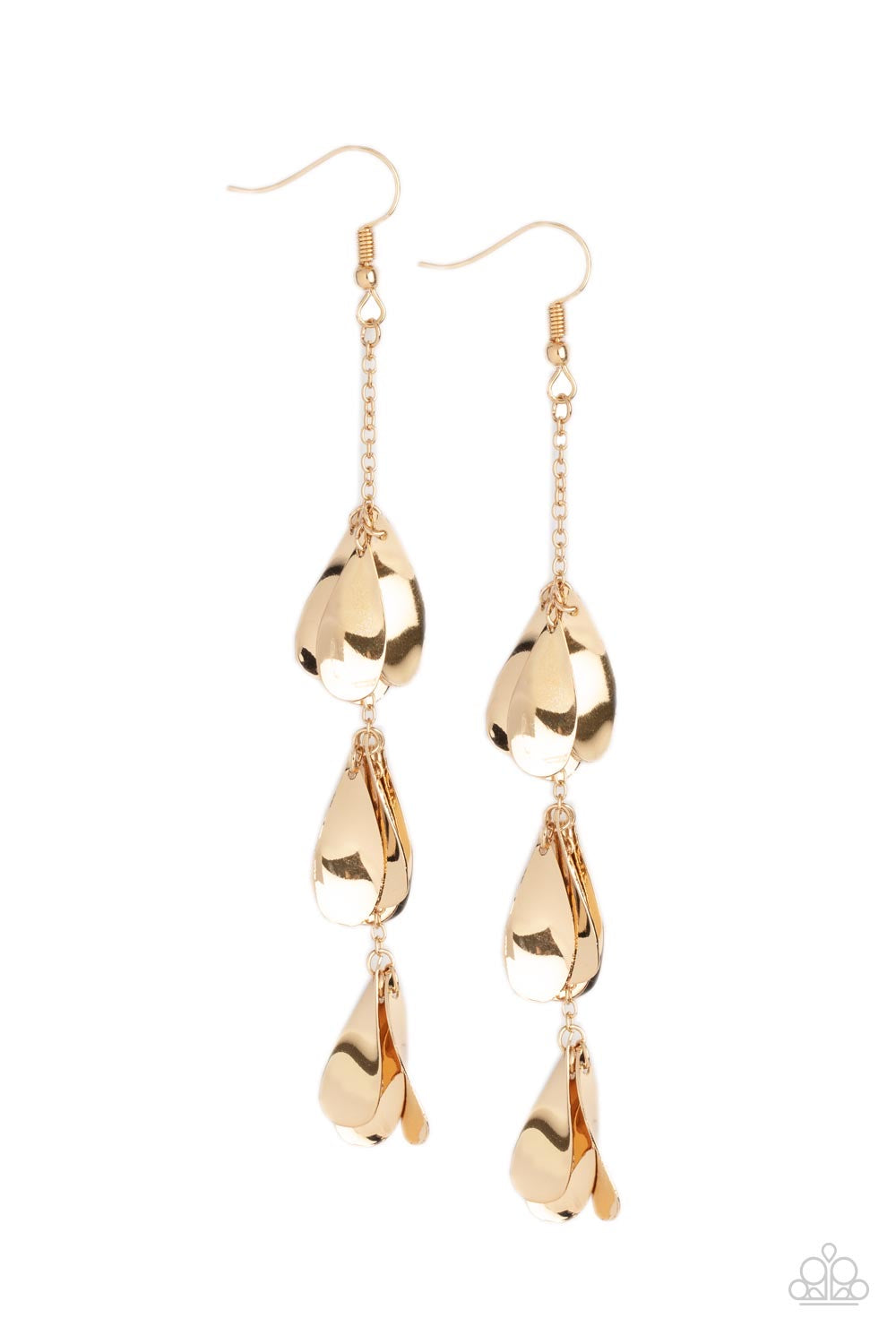 Paparazzi Arrival CHIME - Gold Earring P5WH-GDXX-106XX