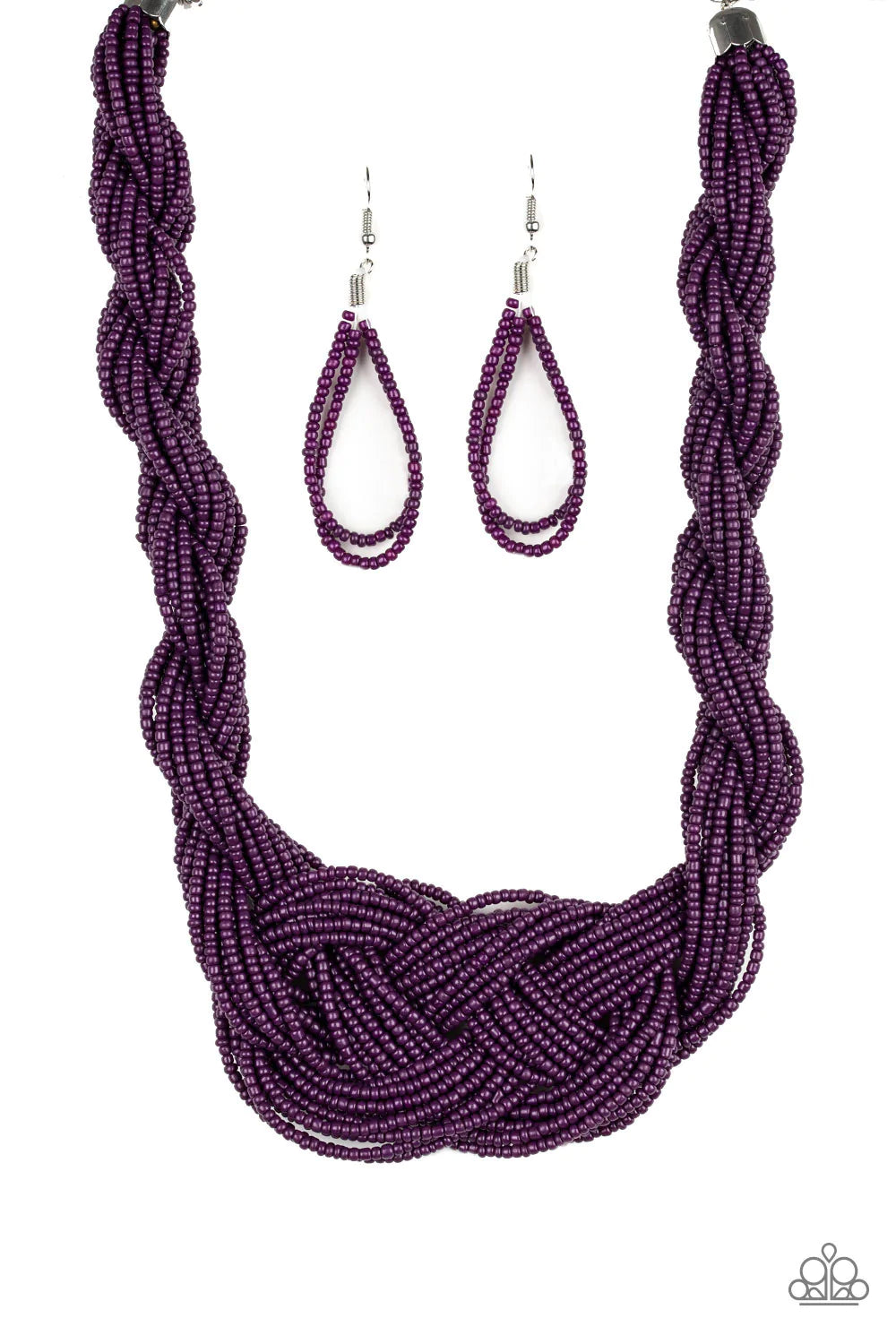 Paparazzi A Standing Ovation-Purple  Necklace