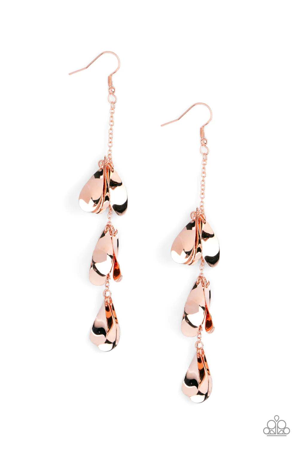 Arrival CHIME - Copper Earrings - Paparazzi Accessories