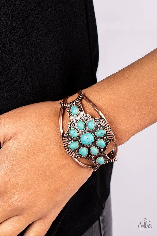 Paparazzi Wistfully Western - Copper Bracelet