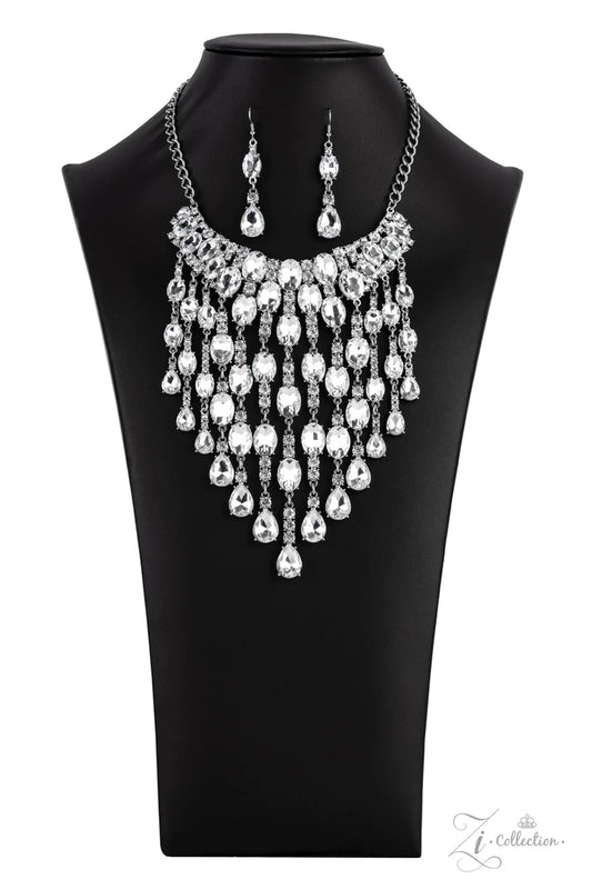 Paparazzi Accessories Majestic - white Necklace Zi Collection