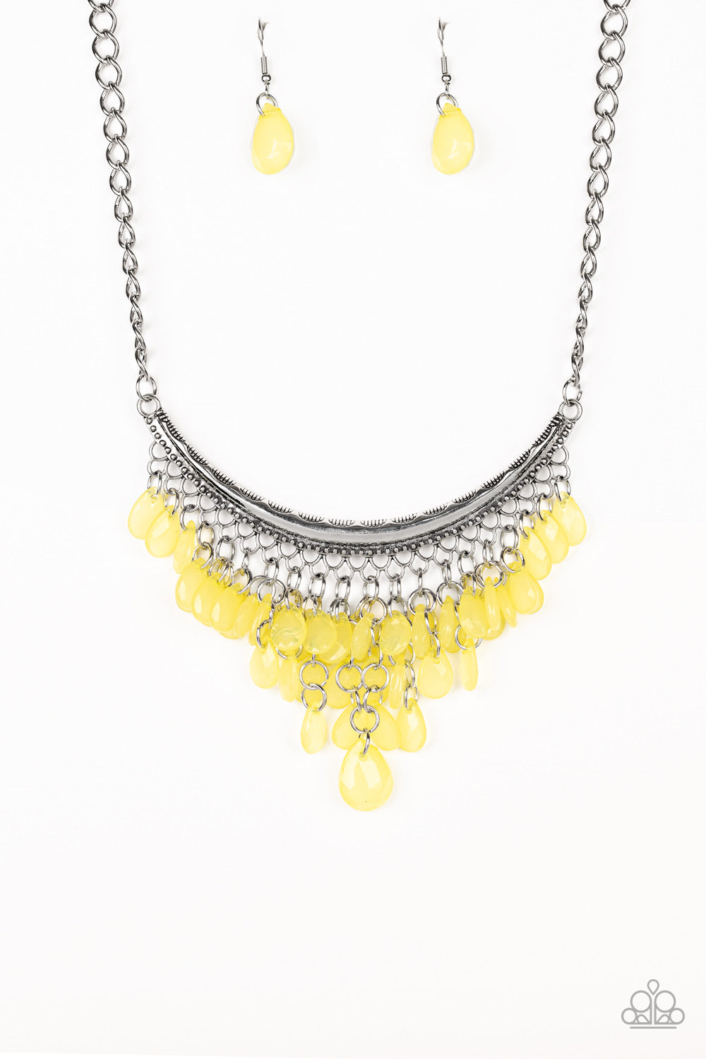 Rio Rainfall- Yellow Necklace