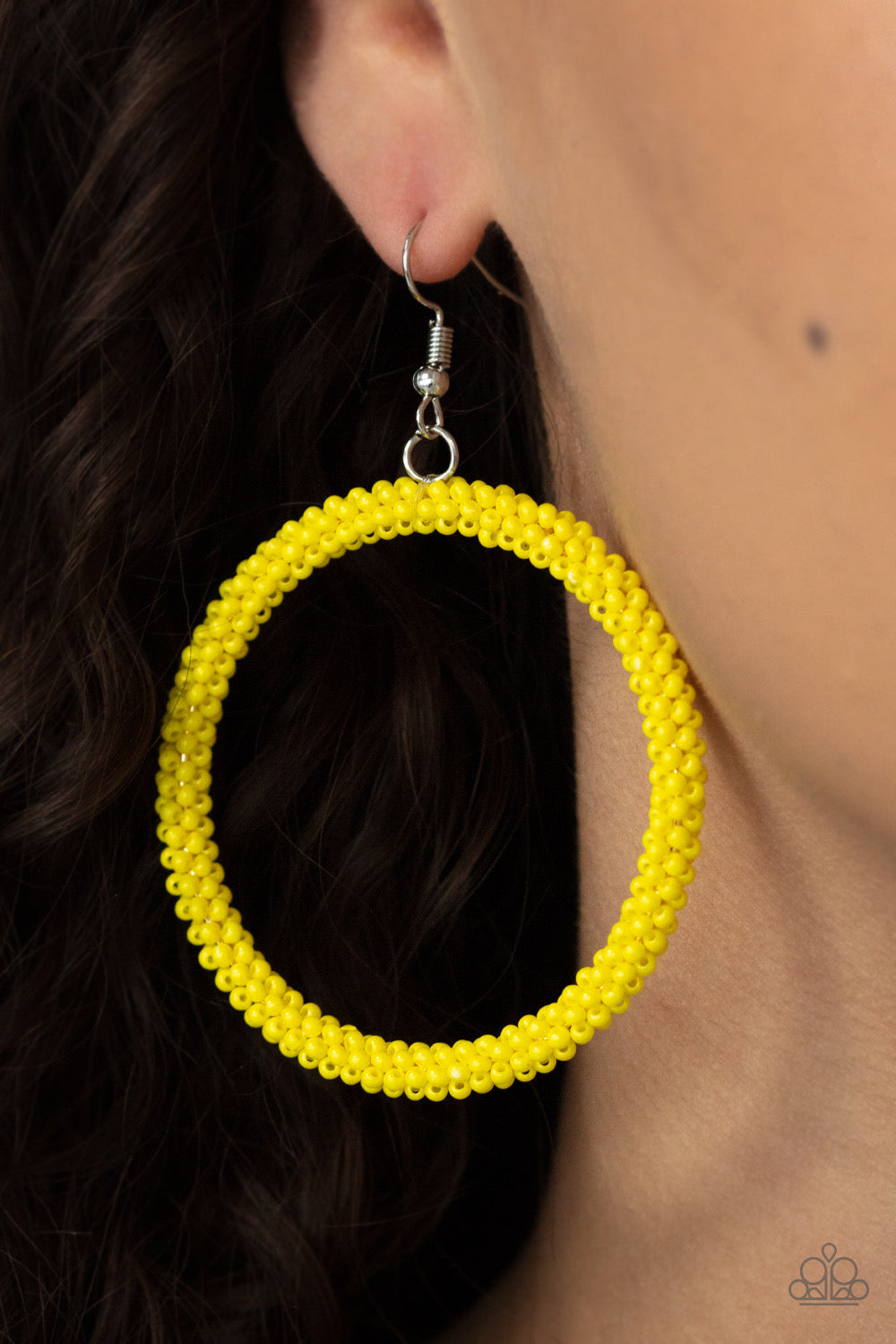 Paparazzi Beauty and the BEACH - Yellow Earring P5SE-YWXX-131XX