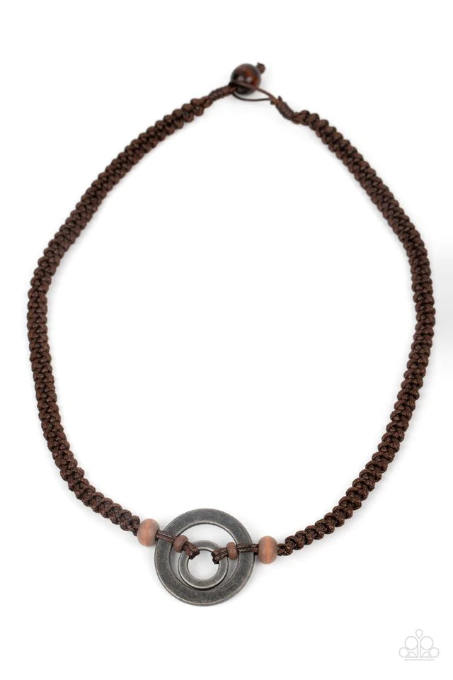 Paparazzi Necklace ~ Rural Reef - Brown